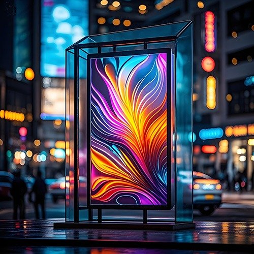 UV printing on Glass printed using a PICTEL UV printer