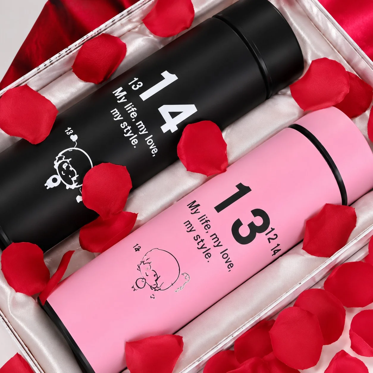 Mugs printed using a PICTEL UV printer